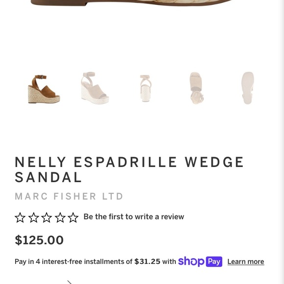 Marc Fisher LTD Nelly Espadrille Wedge - Picture 5 of 6